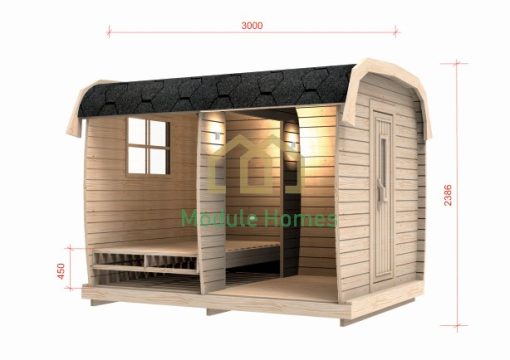 Kampeer Cabin BUS 2.3 x 3.0 m
