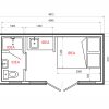 MO-Modulair huis 9,19 m² (gemonteerd en klaar voor gebruik)