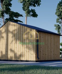 Houten hut – TONIA 12 m² (34 mm + 19 mm houten bekleding)