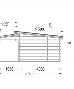 HELEN 24m² (6×4) + terras, 44mm