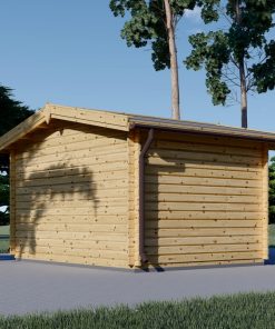 Houten hut - Olymp 12 m² (4×3), 44mm
