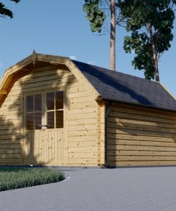 Houten hut – Orlando 16 m², 34mm