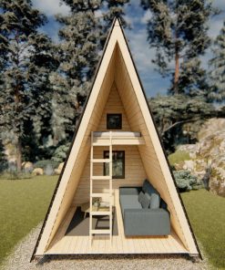 Tiny A-frame huis 10 m²